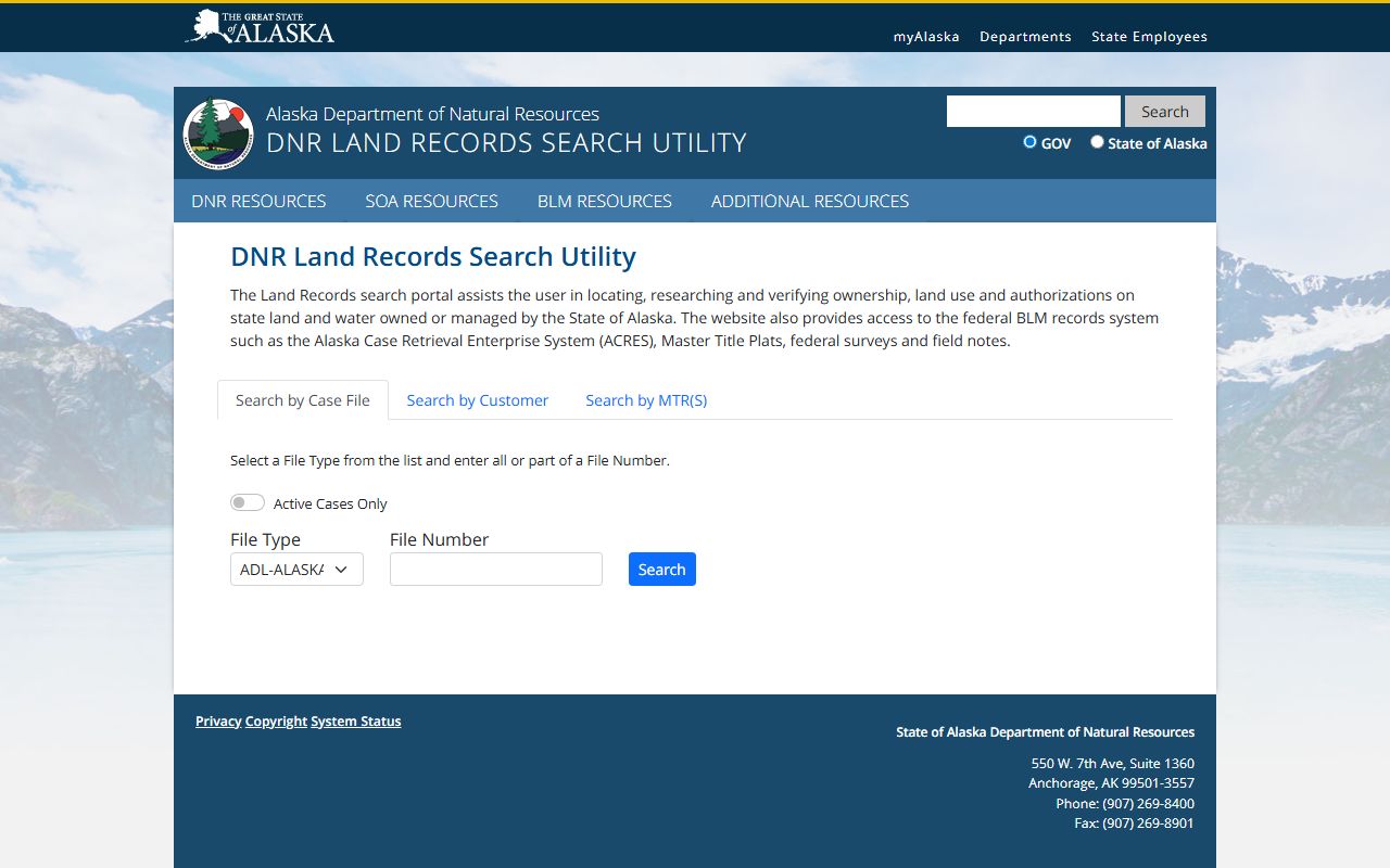 Alaska Recorders Office Third Recording District land records for Aleutians East Borough